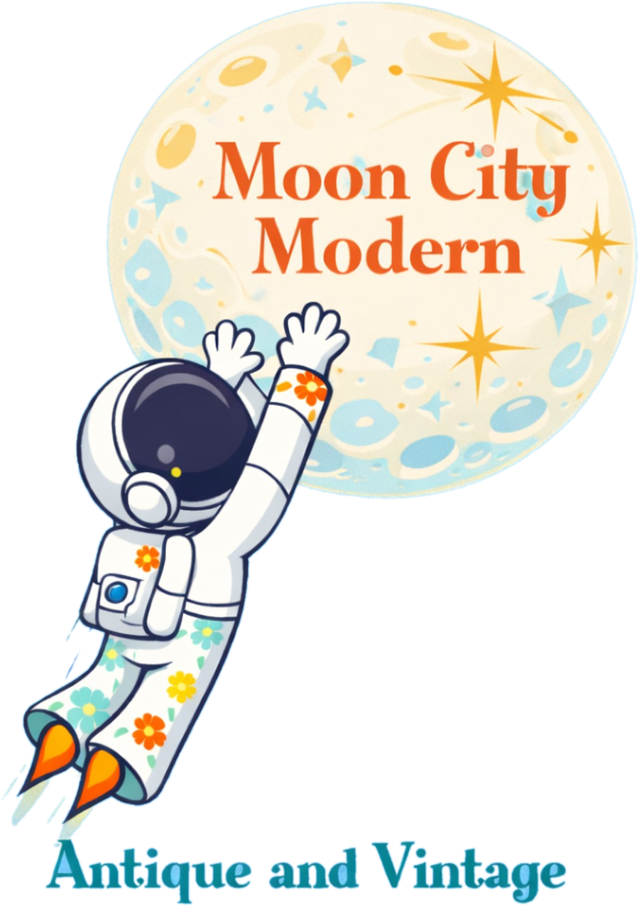Moon City Modern original astronaut logo