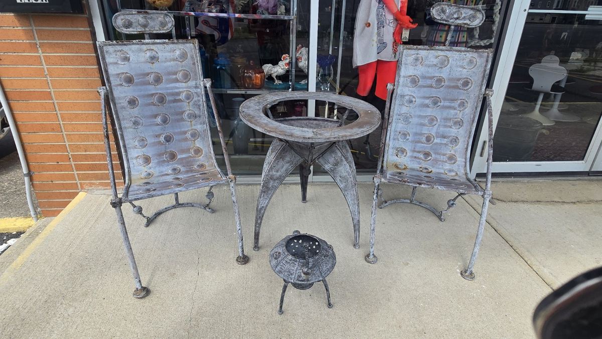 Moon City Modern mid-century display